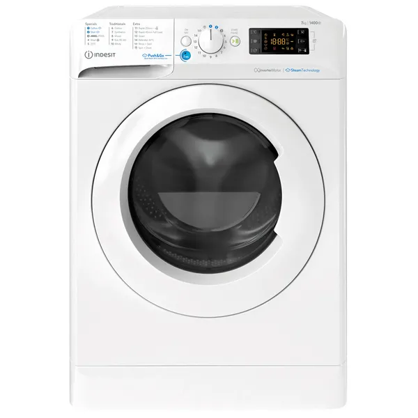 Indesit BWE71496XWVUK 7KG 1400RPM Freestanding Washing Machine