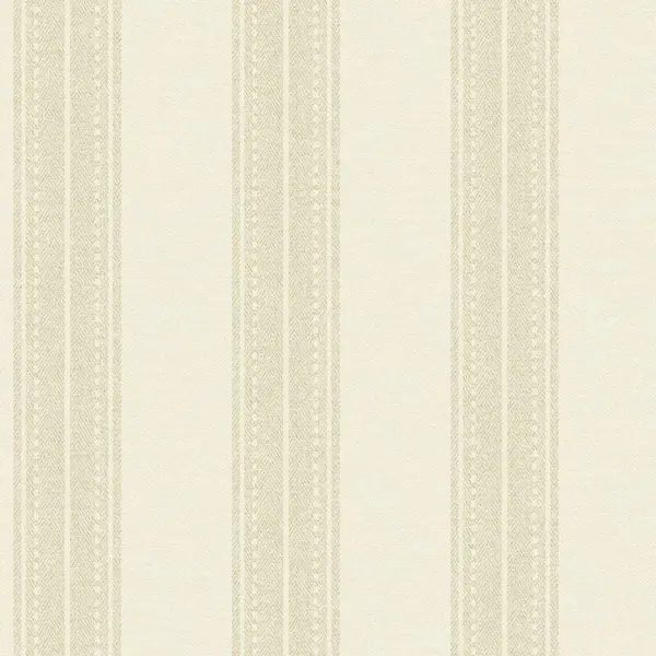 YOL YOL - Beige Linen Stripe Wallpaper Holden Decor Cream Material Effect Modern WL-13650