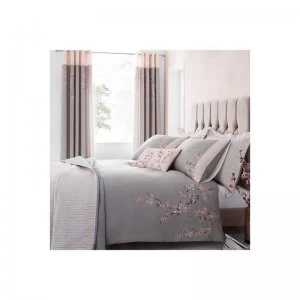 Embroidered Blossom Duvet Set