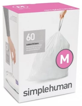 simplehuman Bin Liner Code M 3 x 20 pack 60 Liners