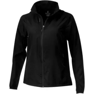 Elevate Womens/Ladies Flint Lightweight Jacket (XL) (Solid Black)