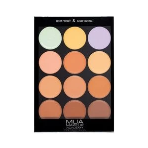 MUA Professional Correct and Conceal Palette Warm Multi