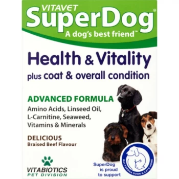 Vitavet Superdog Health & Vitality Tablets - 30s