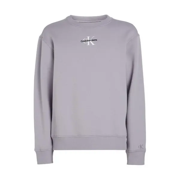 Calvin Klein Jeans Monologo Crew Sweatshirt - Purple XS