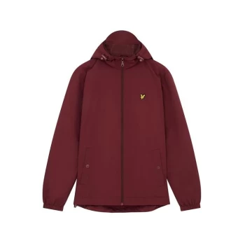 Lyle and Scott Lyle Full Zip Hooded Jacket - Red