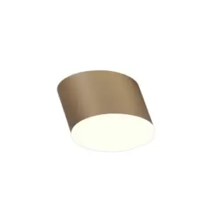 Spotlight 10.5cm Round 1 x 10W LED, 3000K, 700lm, Satin Gold