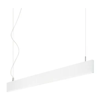 Ideal Lux Lighting - Ideal Lux Decorative Linear Integrated Pendant Light White, 4000K