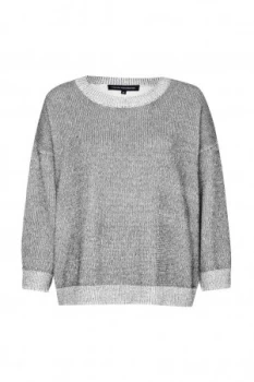 French Connection Hollywood knits jumper Black White