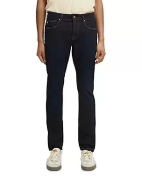 Scotch & Soda Ralston Slim Straight Jeans in Beaten Black