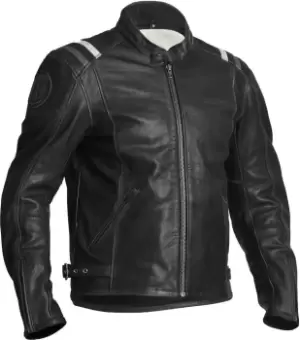 Halvarssons Skalltorp Motorcycle Leather Jacket, black, Size 52, black, Size 52