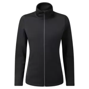 Premier Womens/Ladies Dyed Sweat Jacket (XS) (Black)