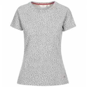 Trespass Womens/Ladies Ani T-Shirt (XS) (Grey Marl Print)