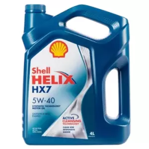 SHELL Engine oil Helix HX7 5W-40 Capacity: 4l 550053770