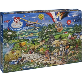 I Love the Country Jigsaw Puzzle - 1000 Pieces