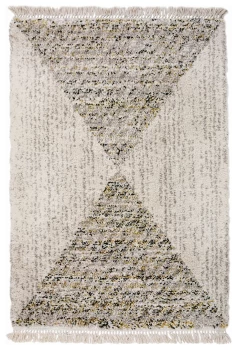 Homemaker Pyramid Fringed Rug - 80x150cm - Natural