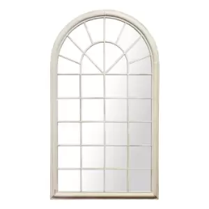 Crossland Grove Florence Outdoor Mirror Gatehouse 750 X 40 X 1310 Mm - White