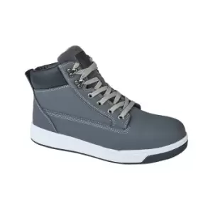 Grafters Mens Toe Capped Safety Trainer Boots (10.5 UK) (Grey)