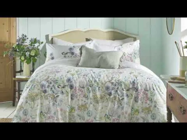 Voyage Maison Morning Chorus Duvet Set, Super King, White