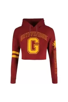 College Gryffindor Crop Hoodie