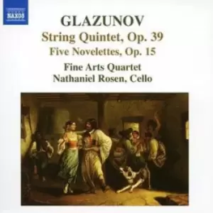 Alexander Konstantinovich Glazunov - String Quintet, Five Novelettes (Rosen, Fine Arts Quartet) CD Album - Used