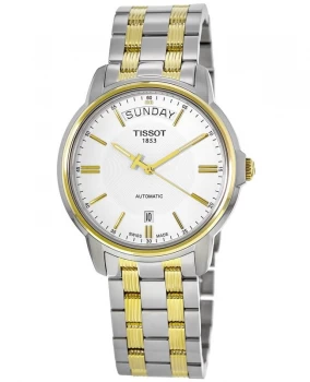 Tissot T-Classic Automatics III Two-Tone White Dial Mens Watch T065.930.22.031.00 T065.930.22.031.00