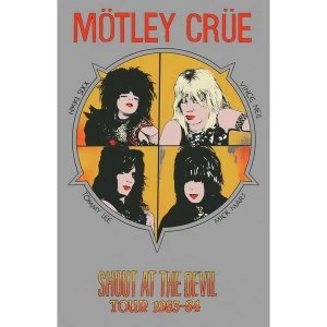 Motley Crue - Shout At The Devil Textile Poster