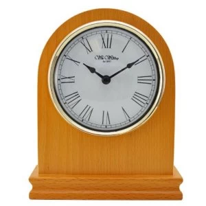 Wooden Arched Mantel Clock