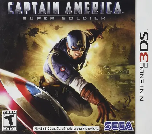 Captain America Super Soldier Nintendo 3DS Game