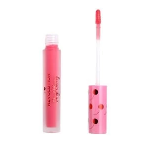 I Heart Revolution Vinyl Cherry Liquid Lipstick Sour Cherry