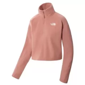 The North Face Glacier Crop Zip Fleece - Pink