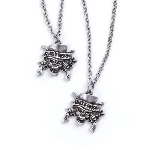 Guns N' Roses - Skull Necklace & Bracelet Set