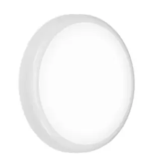 KnightsBridge 230V IP65 14W CCT Adjustable LED Bulkhead