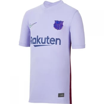 Nike Barcelona Away Shirt 2021 2022 Junior - Purple