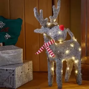 Three Kings Sparkly Rattan Blitzen