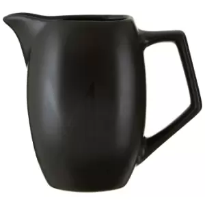 Premier Housewares Ceramic Milk Jug - Black