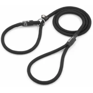 Strong Nylon Slip On Rope Dog Puppy Pet Lead Leash - No Collar Needed - Black - X-Large - Bunty