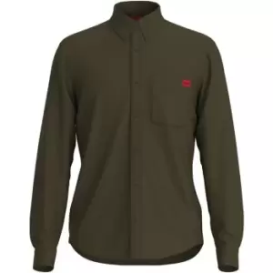 Hugo Evito Block Colour Shirt - Green