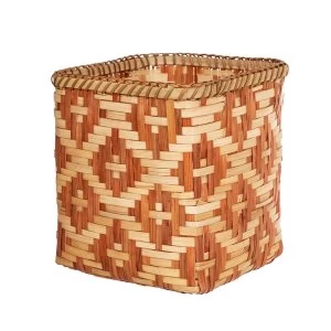 Sass & Belle Terracotta Geo Bamboo Basket