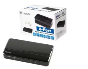 LogiLink NS0106 network switch Unmanaged L2 Gigabit Ethernet...