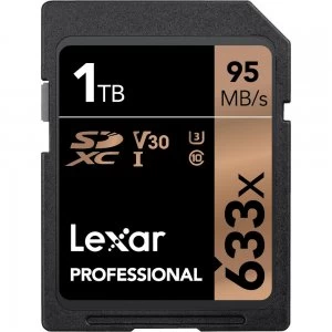 Lexar Professional 633X 1TB SDXC Memory Card