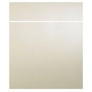 IT Kitchens Santini Gloss Cream Slab Drawerline door drawer front W600mm Pack of 1