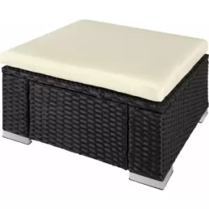 Tectake - Footstool rattan - footstool, foot stool, foot rest