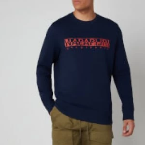 Napapijri Mens Bolanos C Sweatshirt - Medieval Blue - L