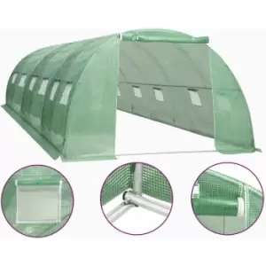 Vidaxl - Greenhouse 24 m² 6x4x2 m Green