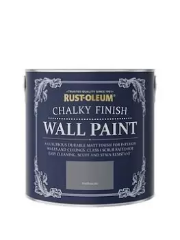 Rust-Oleum Chalky Wall Paint Anthracite 2.5L