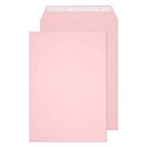 Creative Light Coloured Envelopes C4 Peel & Seal 324 x 229mm Plain 120 gsm Baby Pink Pack of 250