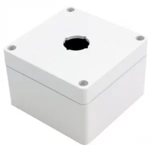 Hammond 1554MPB1 22.5mm Pushbutton Enclosure 90x90x60mm Polycarbon...