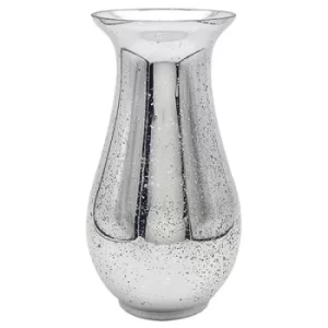 Silver Mirror Shape Vase Medium