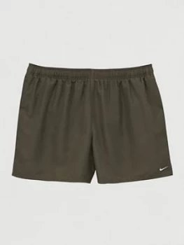 Nike Plus Size Swim 5" Solid Lap Swim Shorts - Olive