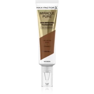 Max Factor Miracle Pure Skin Long-Lasting Foundation SPF 30 Shade 100 Cocoa 30ml